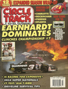 CIRCLE TRACK 1995 MAR - SEASON REVIEW, EARNHARDT WINS BIG, ASA T-BIRD TEST